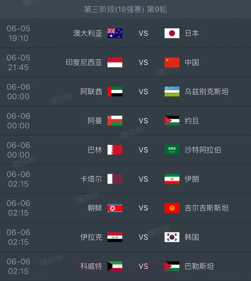 2026世界杯赛程最新 2026世界杯赛程最新